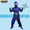 Boy Blue Dragon Ninja Costume - Child