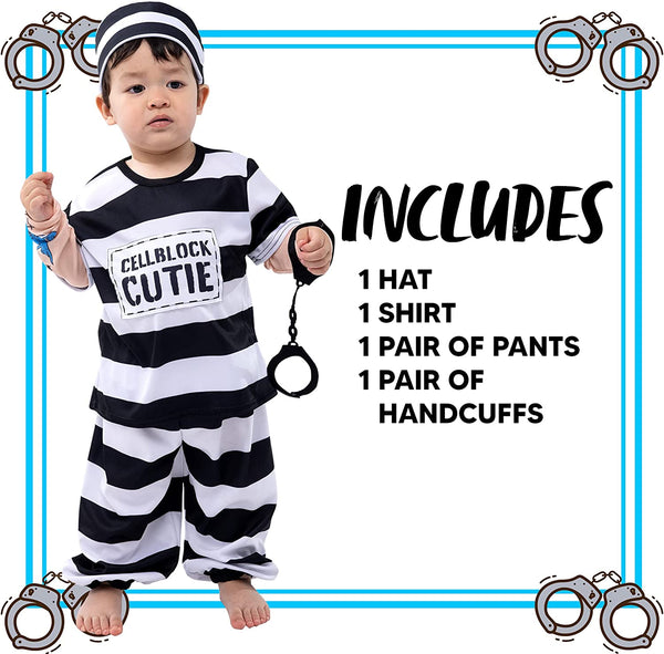 Unisex Jailbird Costume - Child