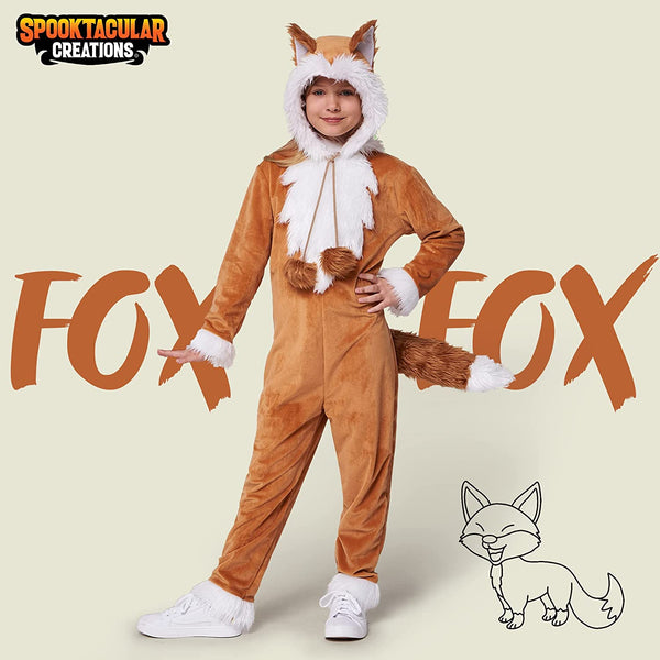 Girl Orange fox Costume