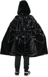 Unisex Kids Spider Web Hooded Cloak - Child