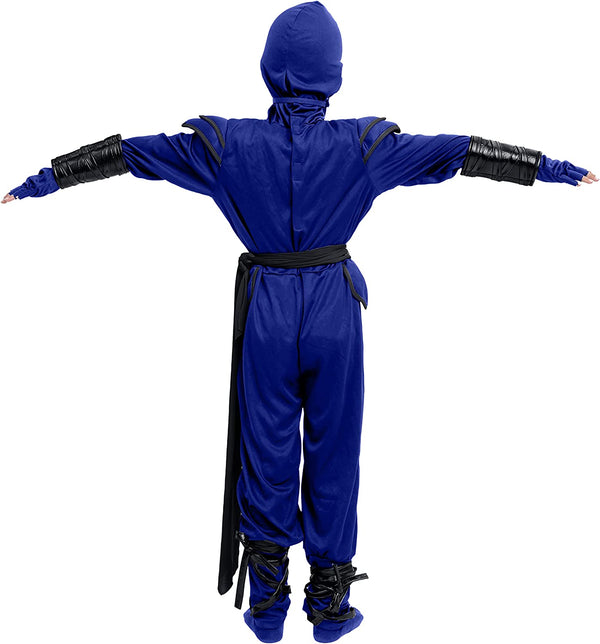 Boy Blue Dragon Ninja Costume - Child