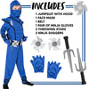 Spooktacular Creations-Blue Ninja Halloween Costume for Kids