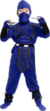 Boy Blue Dragon Ninja Costume - Child