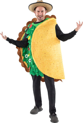 Men Hard Shell Taco Costume - Adult