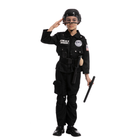 SWAT Officer Costume Role Play Cosplay - Child