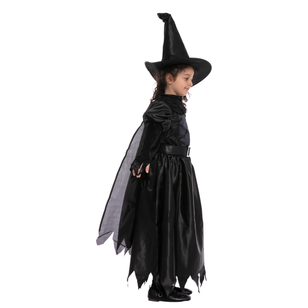 Black Witch Costume Cosplay for Girls
