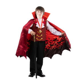 Fantasia de vampiro assustador medieval de Halloween da Spooktacular  Creations renascença para homens cosplay de Pecados, Vermelho, X-Large 