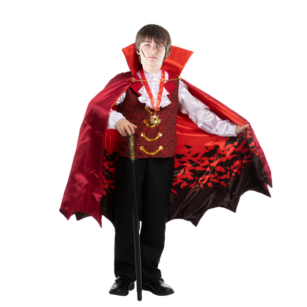 Vampire Costume Cosplay (Red) - Child