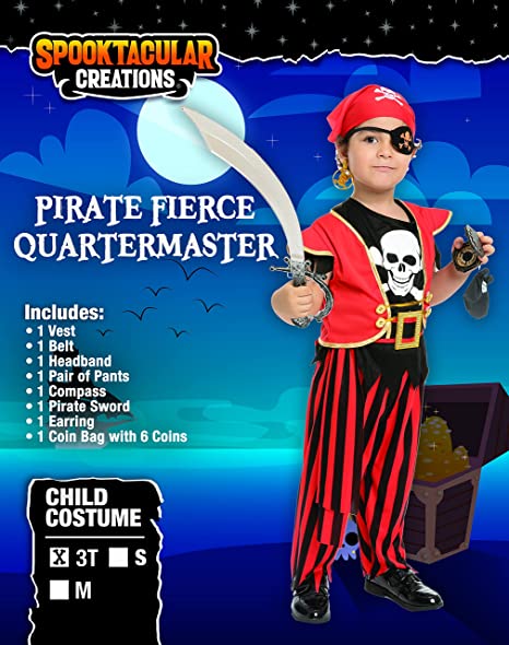 Pirate quartermaster costume - Child