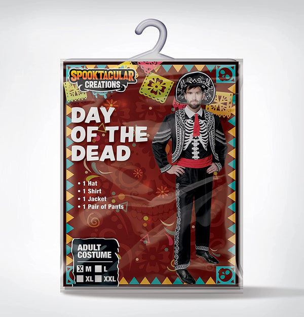 Men Day of the Dead Costume - Adult