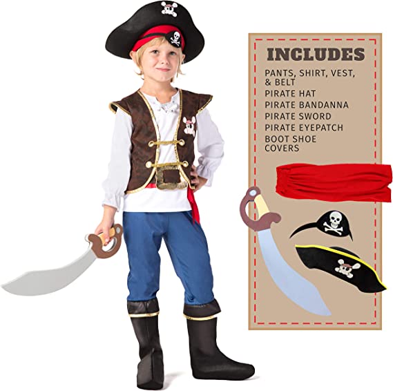 Pirate Costume Set for Kids- Boys