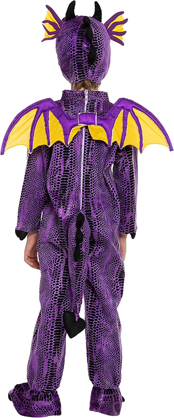 Unisex Purple Dragon Costume - Child