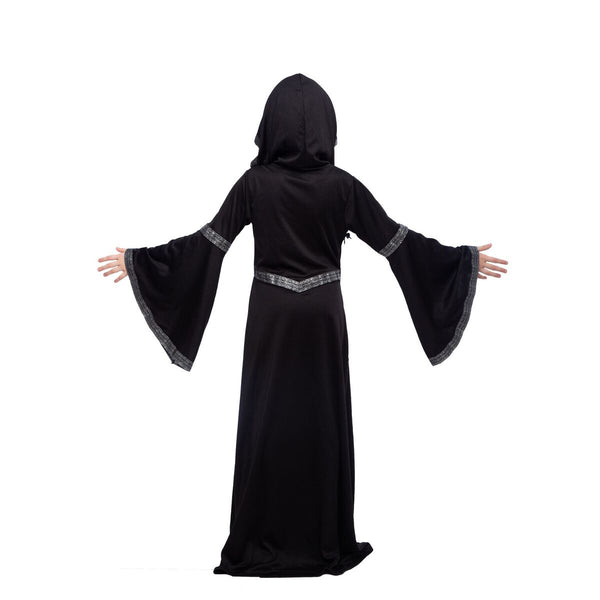 Hooded Robe Costume for Fortune Teller, Gypsy, Princess Girls Halloween Role-Playing Party - Spooktacular Creations
