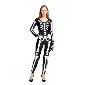 Glow in The Dark Skeleton Bodysuit Costumes - Adult