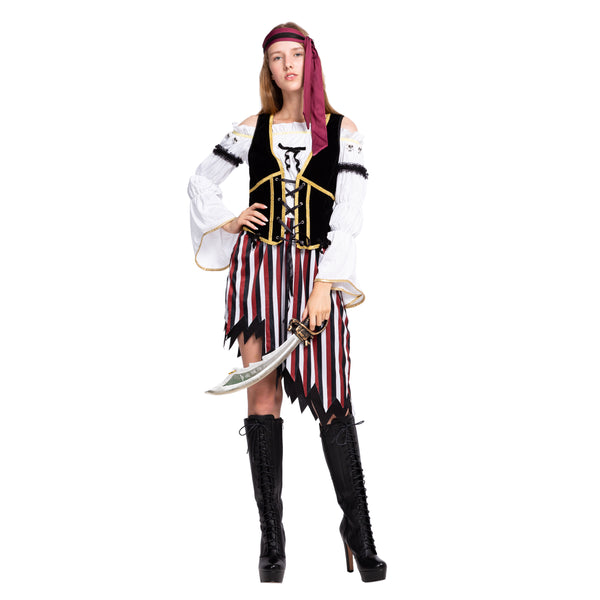 Pirate Wench Captain Costume for Women - Adult