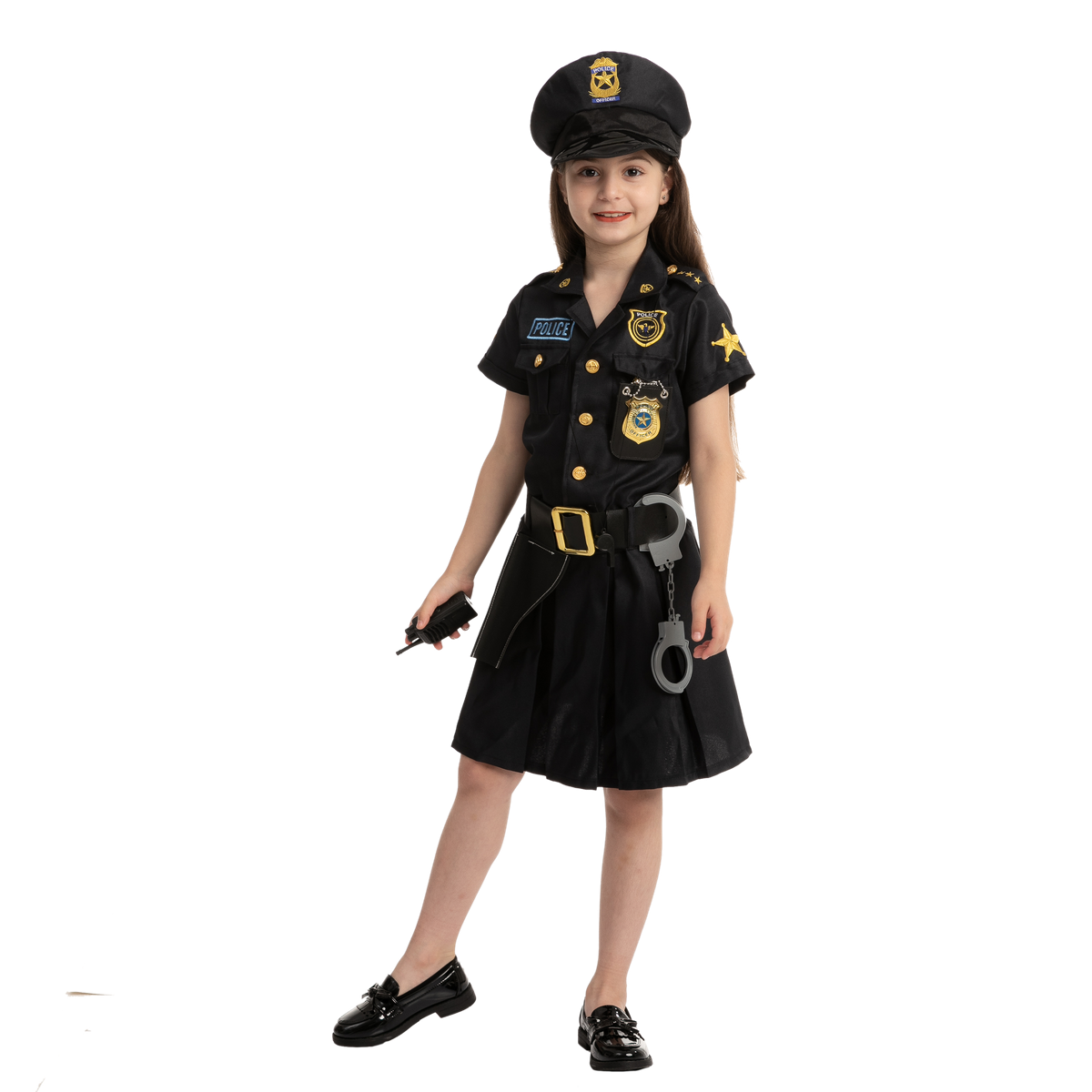 Police Girl Officer Costume - Child | Spooktacular Creations