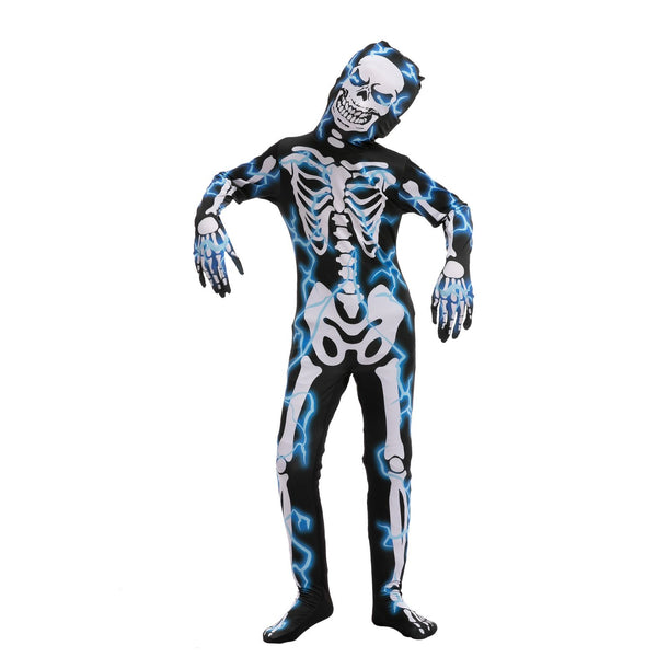 Lightning Second Skin Skeleton Costume Cosplay- Child