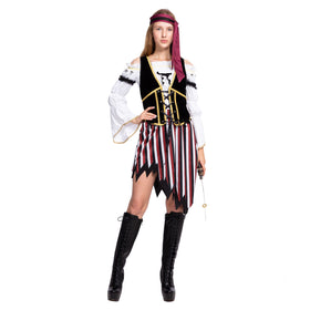 Pirate Wench Captain Costume for Women - Adult