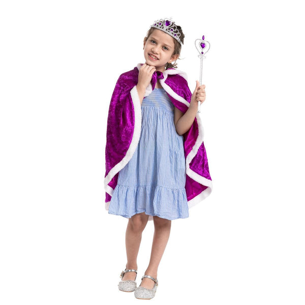 Princess Costume Cosplay Accessories Set (Purple)