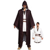 Master of Light with Tunic Hooded Robe Cloak Costume