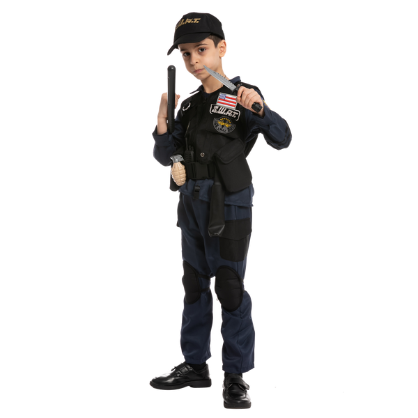 SWAT Police Costume Role Play Cosplay - Child