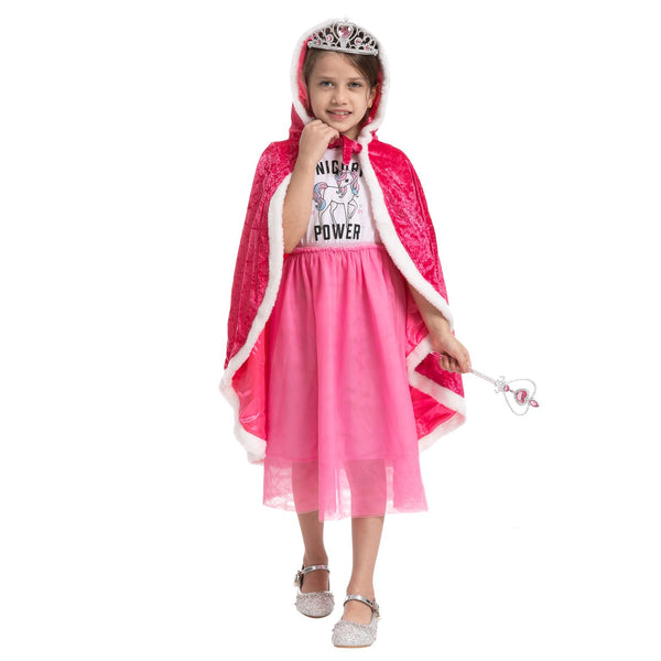 Princess Costume Cosplay Accessories Set (Pink)