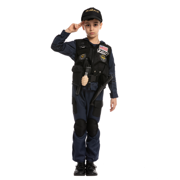 SWAT Police Costume Role Play Cosplay - Child