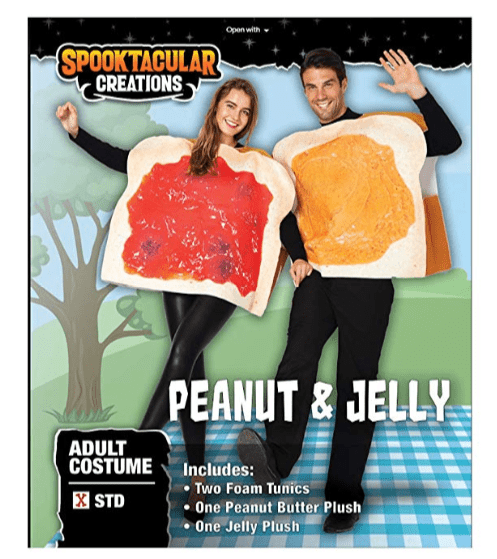 Butter and Jelly PBJ Costume Adult Couple Set - Spooktacular Creations