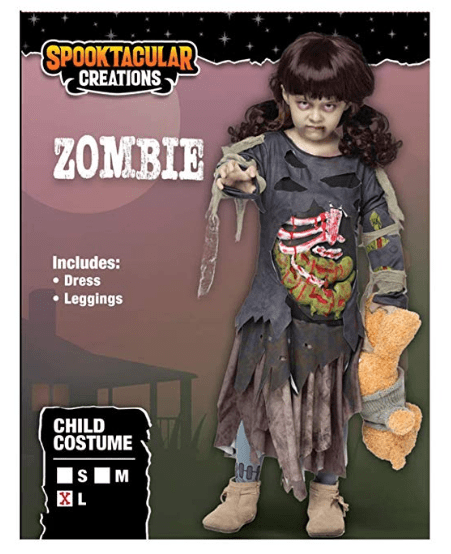 Zombie Girl Deluxe Costume Set - Spooktacular Creations