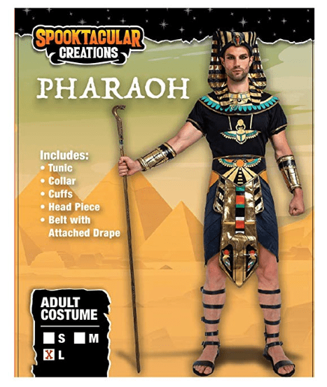 Egyptian King Pharaoh Deluxe Halloween Costume for Men - Spooktacular Creations