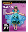 Peacock Dress with Feather Wings and Headband for Girls - Spooktacular Creations