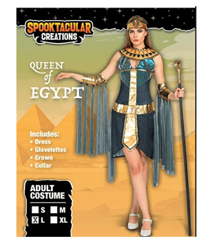 Egyptian Goddess Queen Cleopatra Costume for Women Halloween Role-Playing Cosplay - Spooktacular Creations