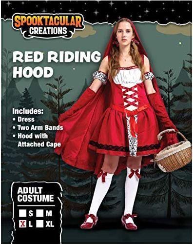 Little Red Riding Hood Halloween Costume for Women - Spooktacular Creations