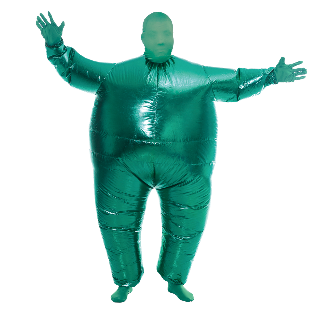Human Inflatable Full Body Full Body Metallic Shiny Inflatable - Adult | Spooktacular Creations