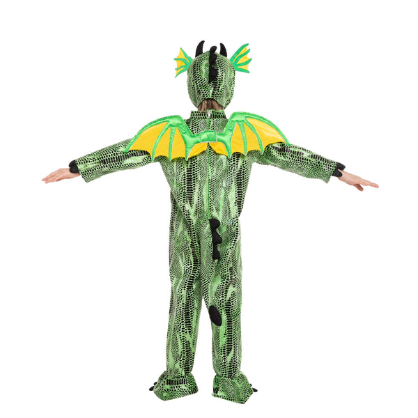 Green Dragon Costume Cosplay - Child
