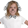 Dalmatian Dog Costume Set with Black and White Dog Ears Headband, Bow Tie, Puppy Tail for Kids