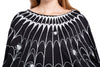 Spider Web Dress Poncho Costumes w/Glow Effect and Crown for Women Halloween Party - Spooktacular Creations