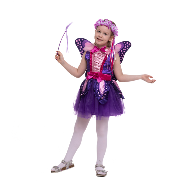 Girl Purple Fairy Costume Cosplay