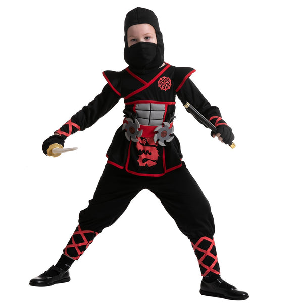Red Ninja Costume for Girls Cosplay - Child