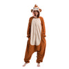 Unisex Adult Pajama Plush Onesie Monkey Animal Costume - Spooktacular Creations