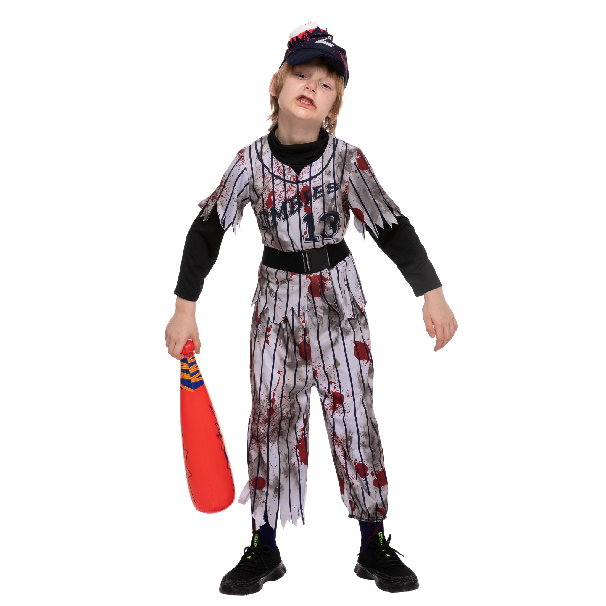 Scary Baseball Player Zombie Costume - SPOOKTACULAR