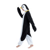 Unisex Adult Pajama Plush Onesie One Piece Penguin Animal Costume - Spooktacular Creations