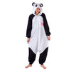 Unisex Adult Pajama Plush Onesie Panda Animal Costume - Spooktacular Creations