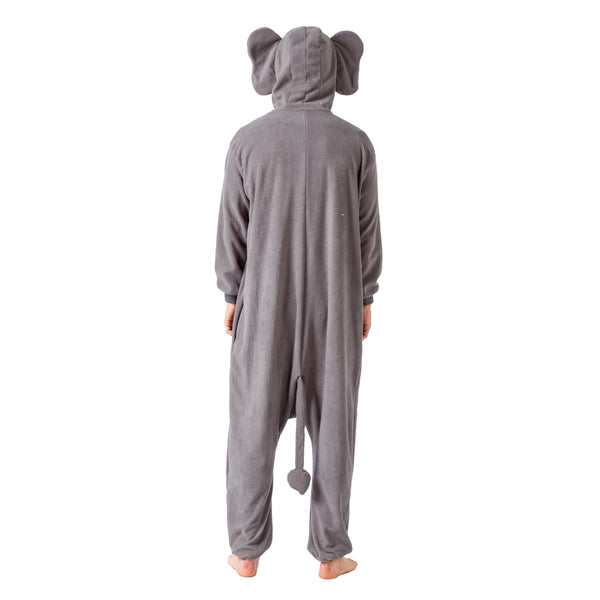 Elephant Animal Onesie Pajama Costume - Adult - Spooktacular Creations