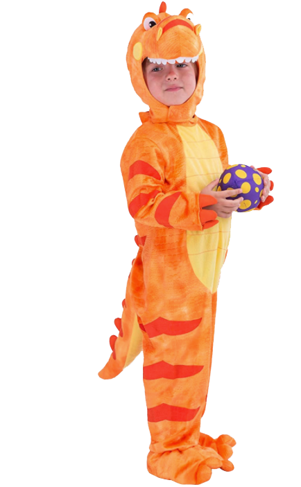 Orange T-Rex Costume - Child