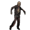 Scary Black Zombie Costume - Child