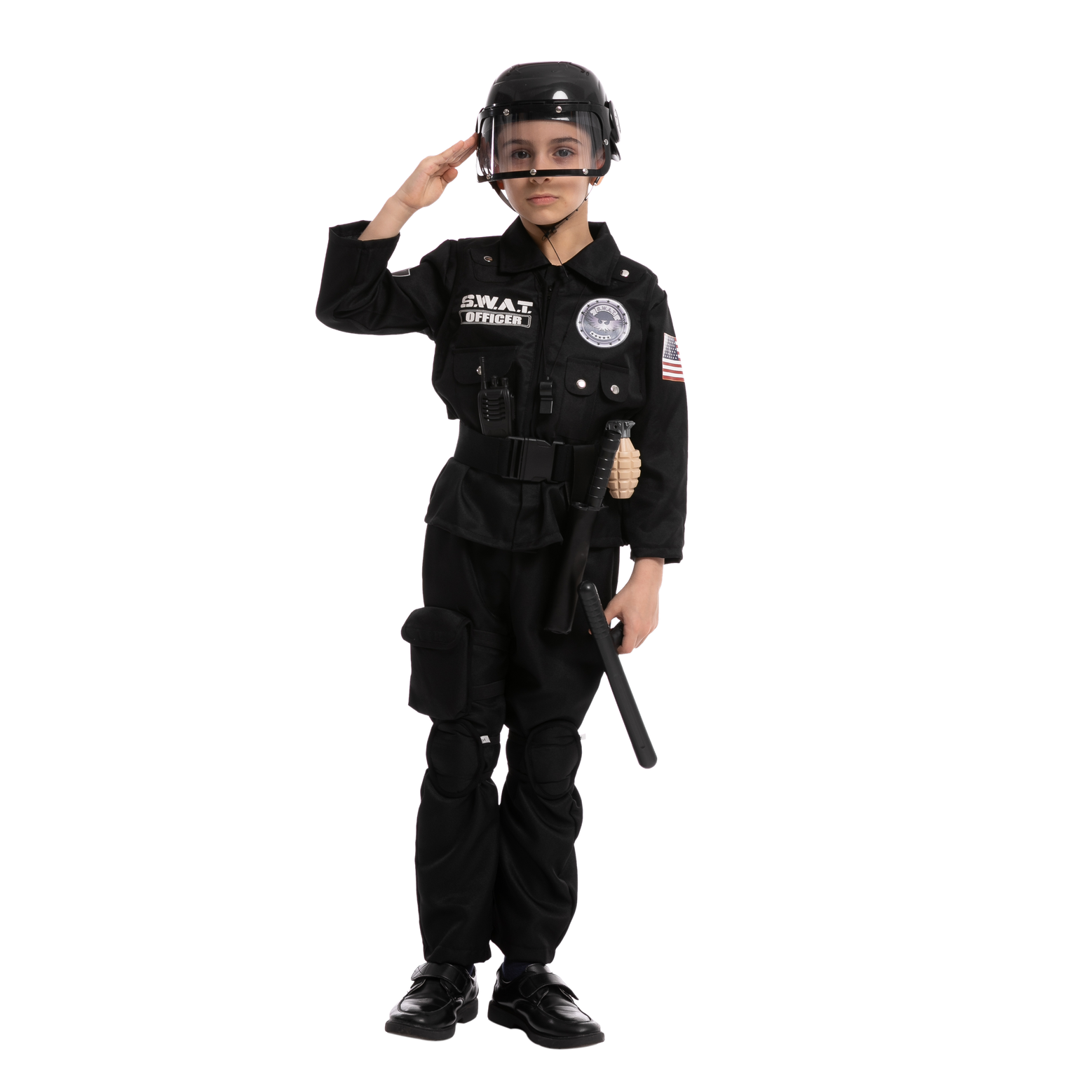 Spooktacular Creations - Disfraz Swat Unisex Para Niño (medi