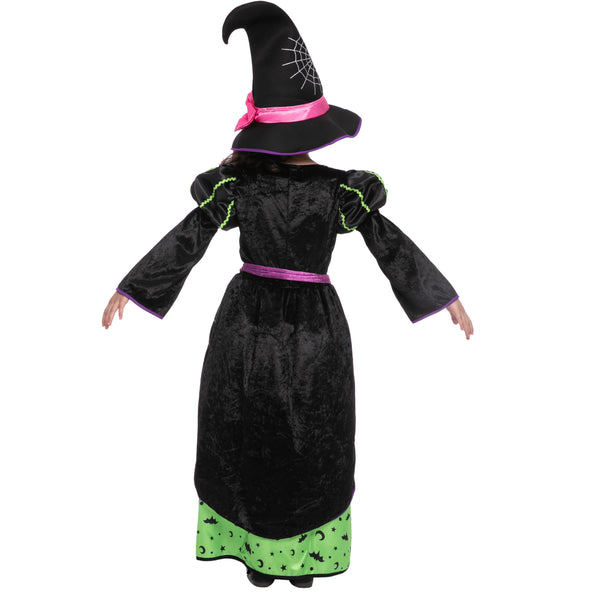 Green Witch Costume For Role Play Cosplay- Child