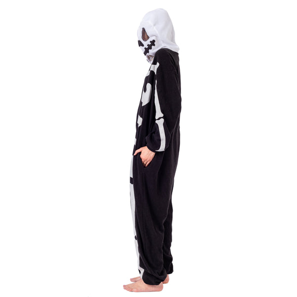 Skeleton Onesie Pajama Costume - Adult - Spooktacular Creations