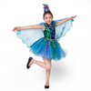 Greenish-Blue Peacock Costume - Child